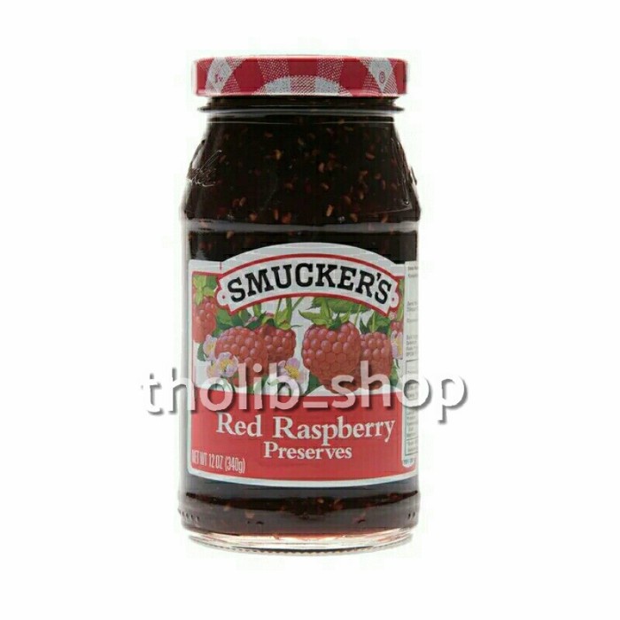 

smucker's red raspberry preserves 340gr jar