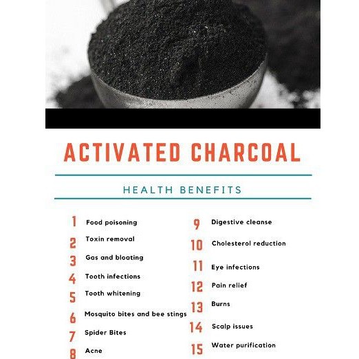 Nourish Indonesia, Activated Charcoal Powder 500gr