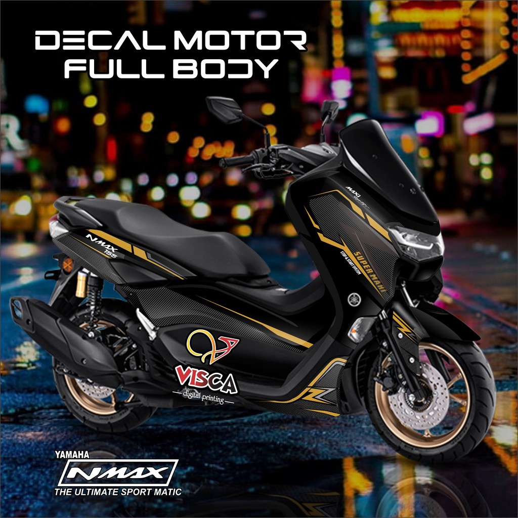 Decal Nmax 2020 Decal Nmax Full Body Dekal Nmax Stiker Nmax 2020 Full Body Super Carbon