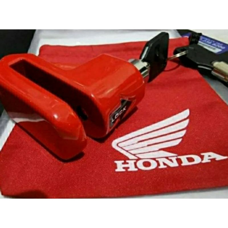 Disc lock Gembok cakram motor Honda Original 100%-2