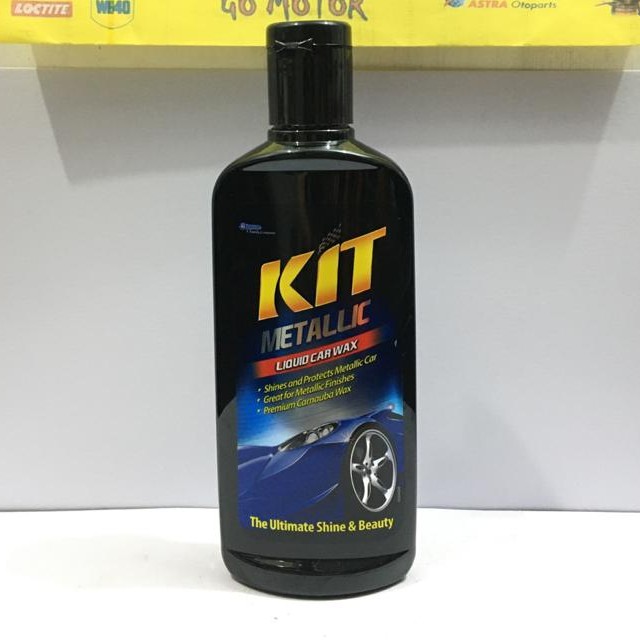 KIT METALLIC LIQUID CAR WAX 275ml - PREMIUM CARNAUBA KIT METALLIC WAX