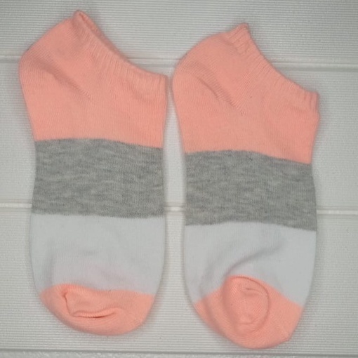 ✧YUKSHOPING✧ Kaos Kaki Fashion Wanita Pria Murah Kaus Motif Semata Kaoskaki Ankle Socks Pendek-3 WARNA OREN