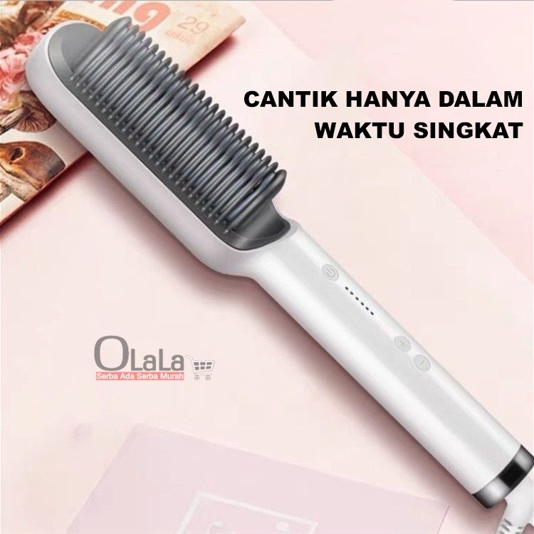 [Promo!!]New Sisir Pelurus Rambut Sisir Pelurus Straight Comb Hair Stlylist FH-909