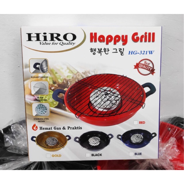 HAPPY GRILL ROASTER HIRO COLOURFULL ROASTER