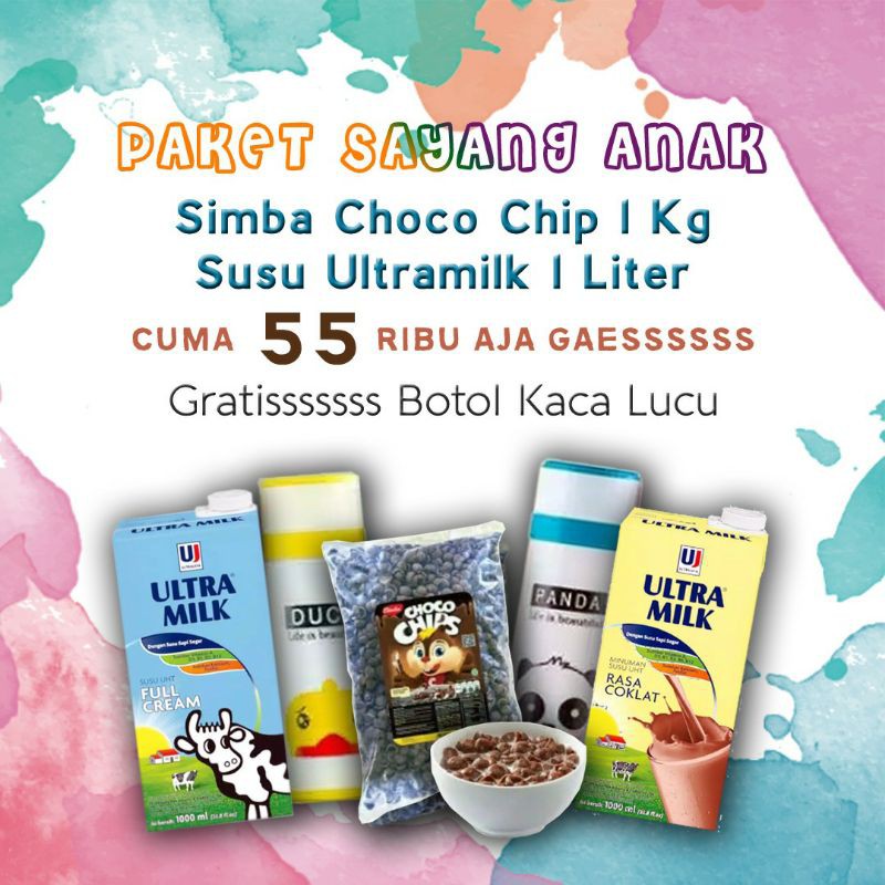 

Paket Sayang Anak Simba 1kg & Susu Ultra 1Liter