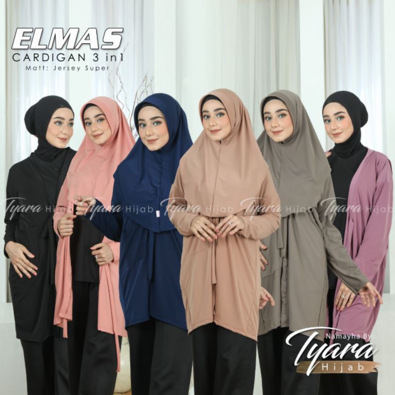 ELMAS CARDIGAN 3IN1 ORI TYARA HIJAB