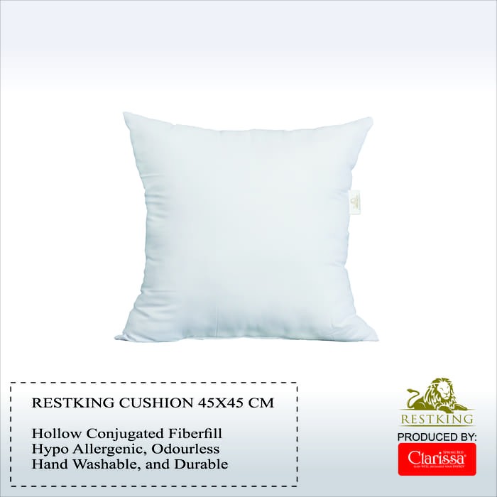  Bantal  Kursi Restking 45x45 cm Cushion Insert isi  Silikon  