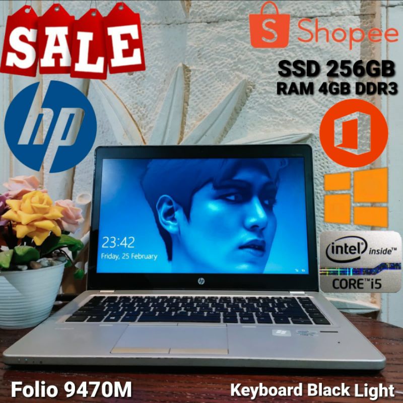 Laptop hp folio elitebook 9470M