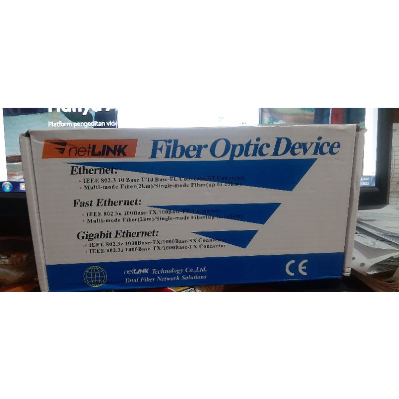 netlink converter fiber optik HTB 3100 A