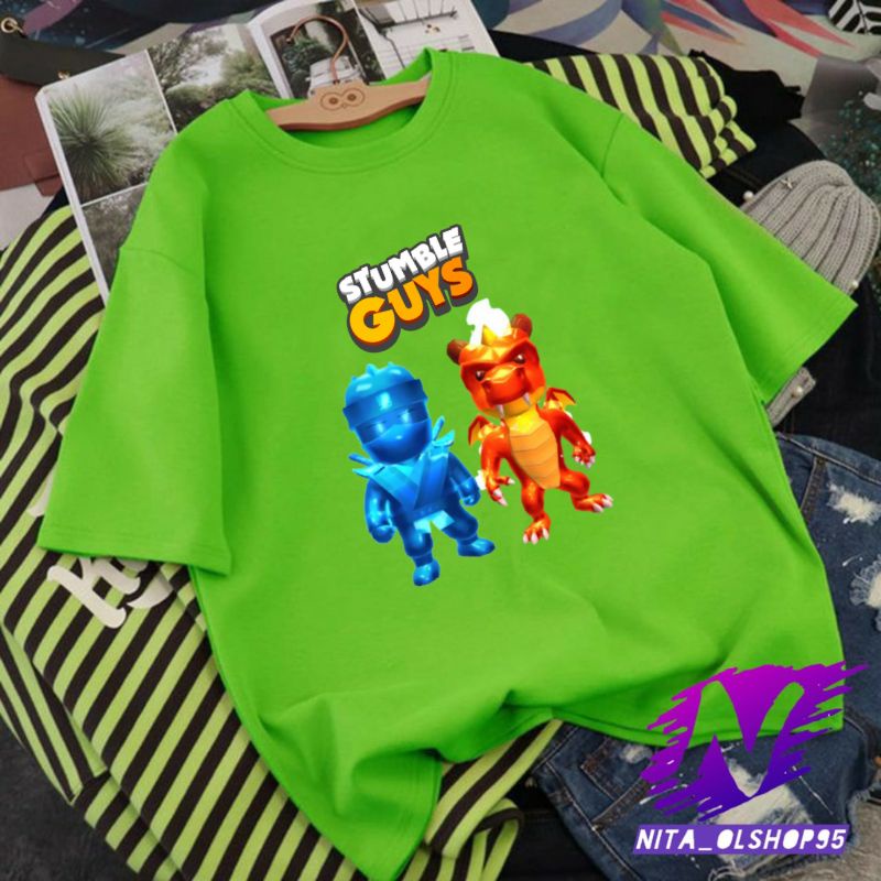 kaos stumble guys ninja dragon baju anak stumble guys spesial