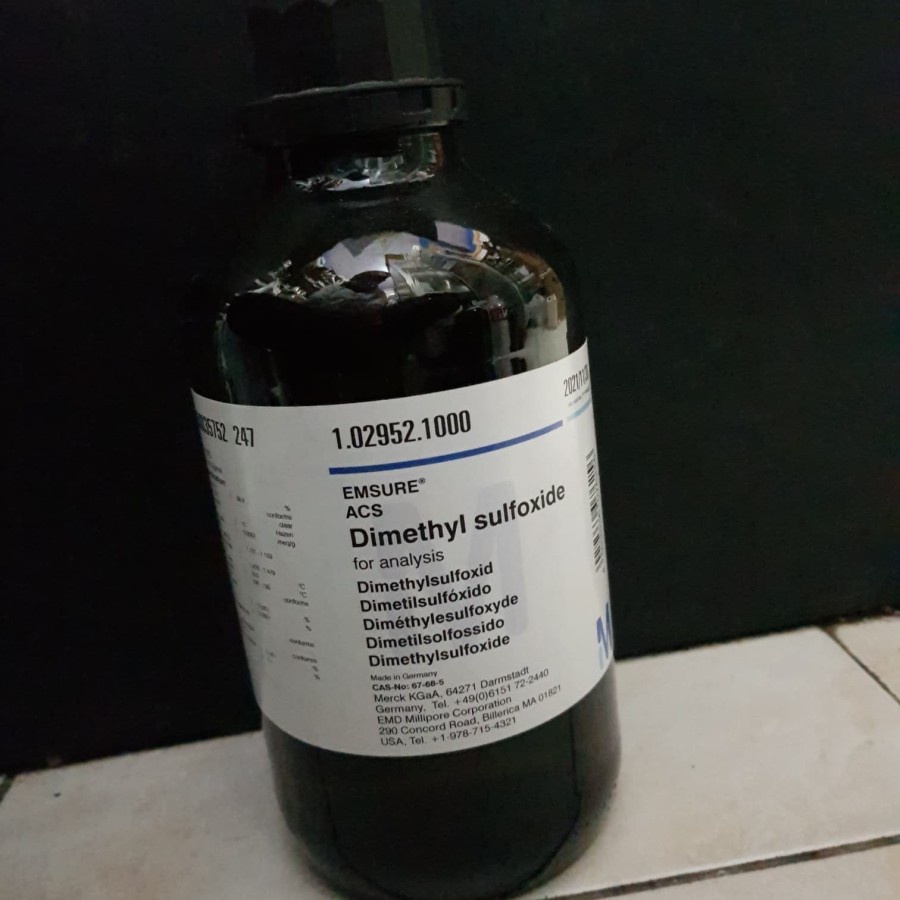 DMSO Dimethyl Sulfoxide MERCK 1ml