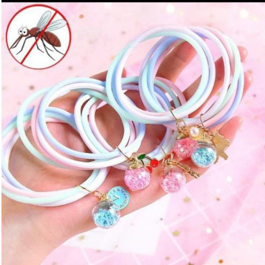 pendant gelang anti nyamuk silikon alami