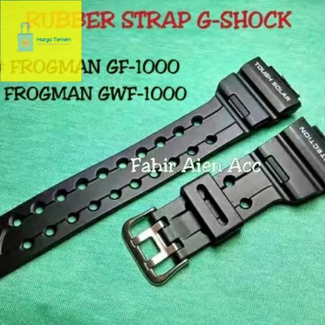 Tali Strap Casio G-Shock FROGMAN GF-1000 RUBBER STRAP TALI JAM CASIO G-SHOCK FROGMAN GF1000