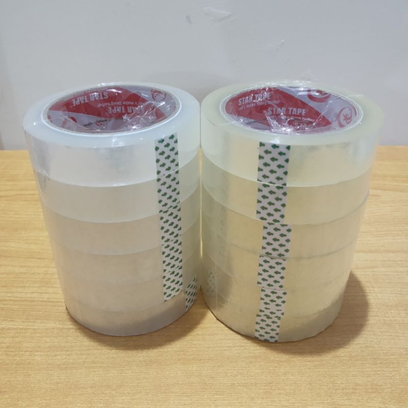 cod☜☞ready lakban Bening 90 Yard FULL 24mm Lakban Tape Selotip Solasi Isolasi Solatip LAGI LAKU