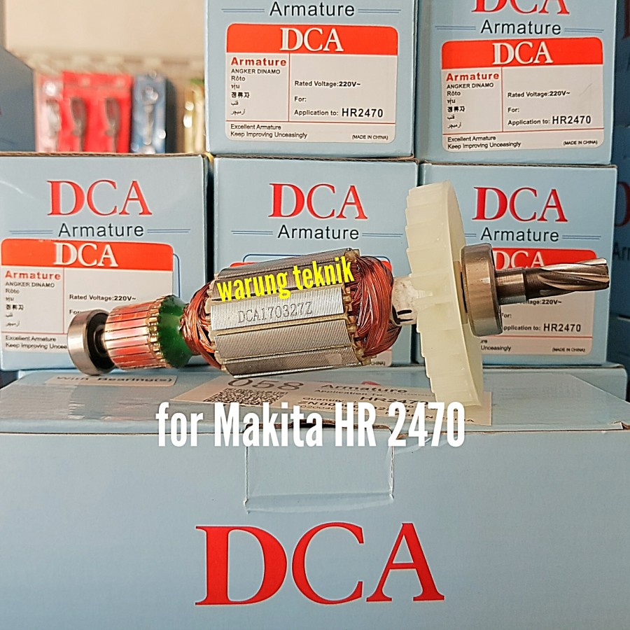 DCA HR2470 ARMATURE ANGKER DINAMO MESIN ROTARY HAMMER MAKITA HR 2470