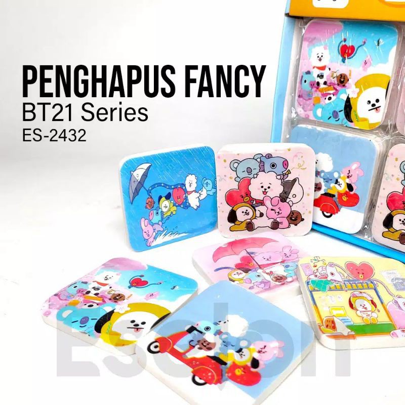 

penghapus fancy ES-2432 bt21 series