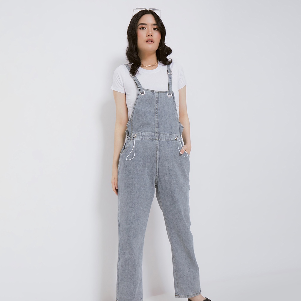 VIERLIN - Jumpsuit jeans 827