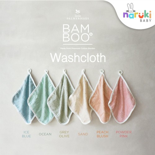 Washlap Bayi Washcloth Bamboo Little Palmerhaus by Terry Palmer 1Pcs