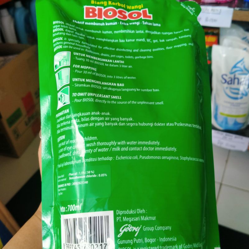 BIOSOL POUCH 700ML