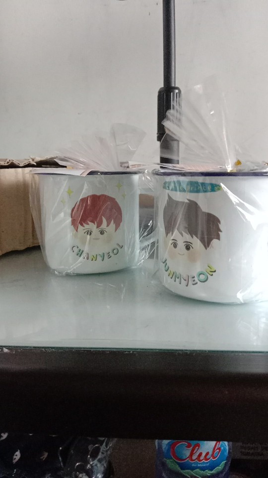 Enamel Putih 7cm (250ml) / Custom Sablon
