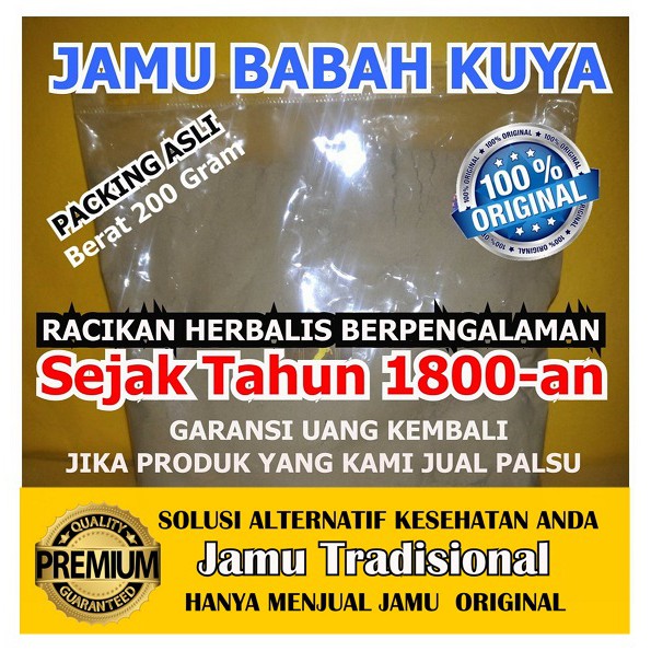 Obat Prostat Jamu Babah Kuya Premium