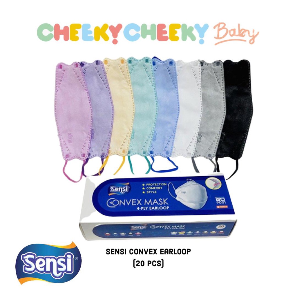 Sensi Convex Mask Earloop / masker sensi convex 4 PLY