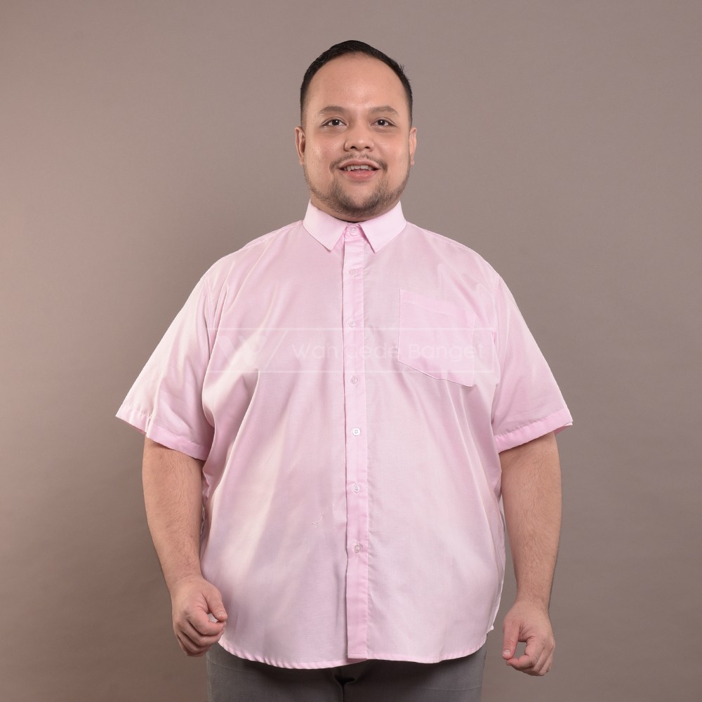 

WGB Kemeja Pria Jumbo Big Size Ukuran Besar XXL XXXL WGB Man in Blush Ox