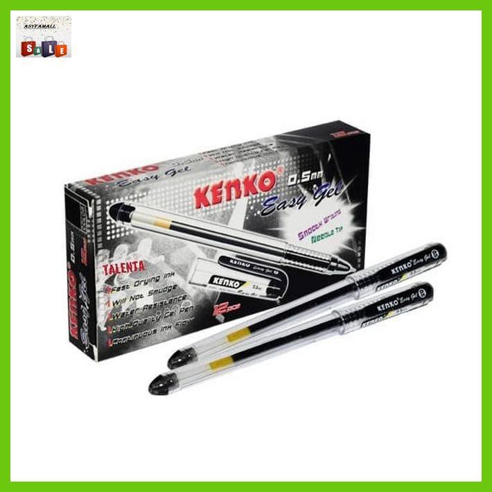 

Silutala- Pulpen Kenko Easy Gel Hitam/Biru - Biru -Ori.