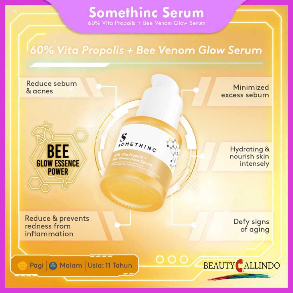 SOMETHINC Skin Solver Serum 60% Vita Propolis + Bee Venom Glow Serum