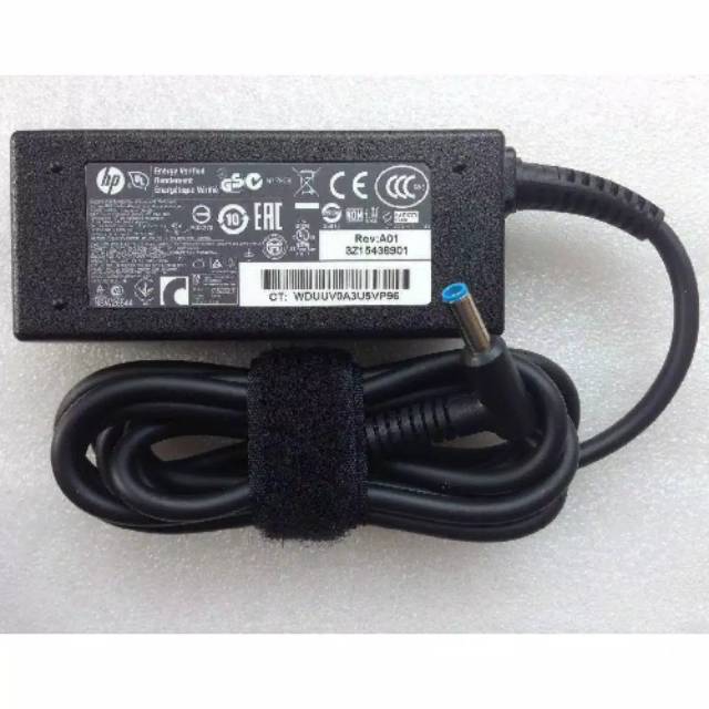 Jual Charger laptop HP 19.5V 2.31A 45W/ 4.5*3.0mm Blue Pin FREE KABEL