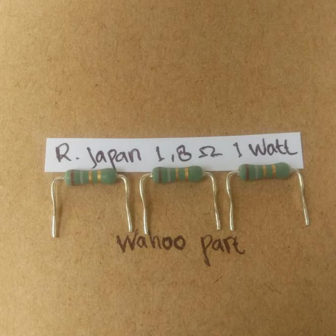 Resistor 1,8 Ohm Japan 1 Watt 5% Wahooo Murah
