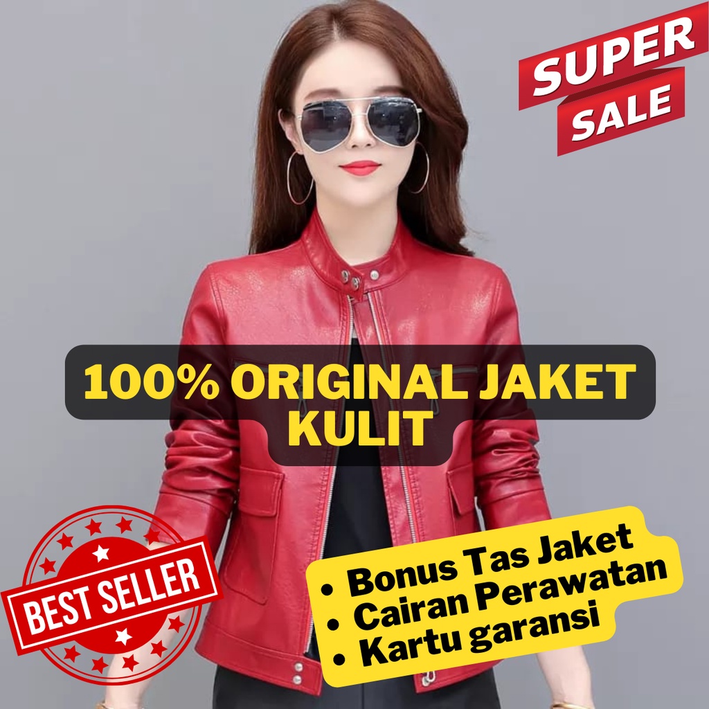 Jaket kulit wanita jaket kulit murah jaket kulit cewek kulit domba jaket kulit original jaket kulit 
