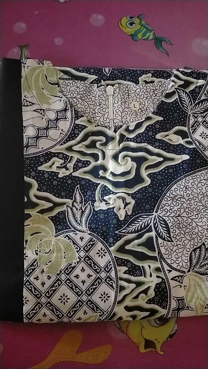 Tey-17 Batik Wanita Asj Sa Hrb026 Kenongo Kemeja Tosca Pendek