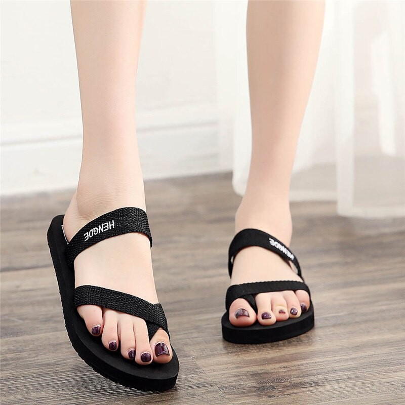 Sandal Tali Wanita Hengdee Sendal Cewek Motif Hengde Flip Flop Jepit Silang Dewasa-4