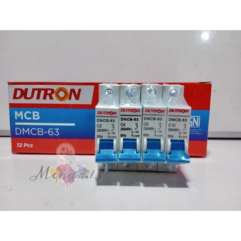 MCB DUTRON 2A 4A 6A 10A 1Phase