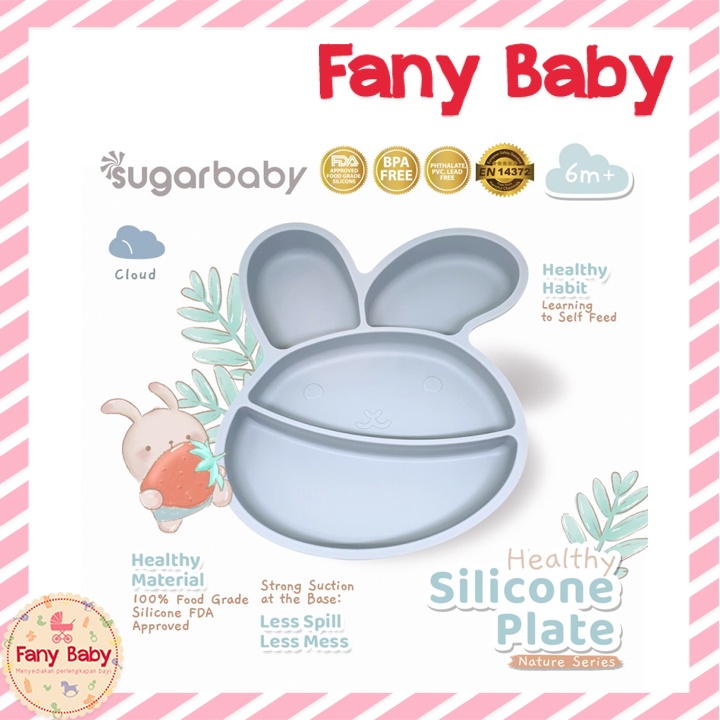 SUGAR BABY HEALTHY SILICONE PLATE NATURE SERIES