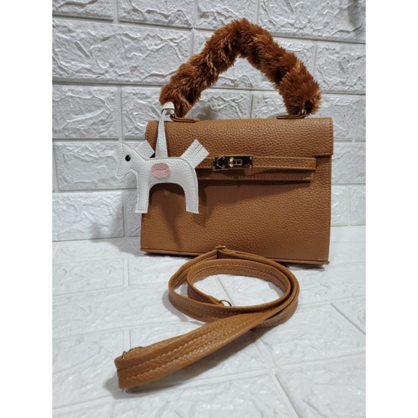 RLY TAS SELEMPANG *HORSE BULU* PREMIUM/SLINGBAG/HANDBAG