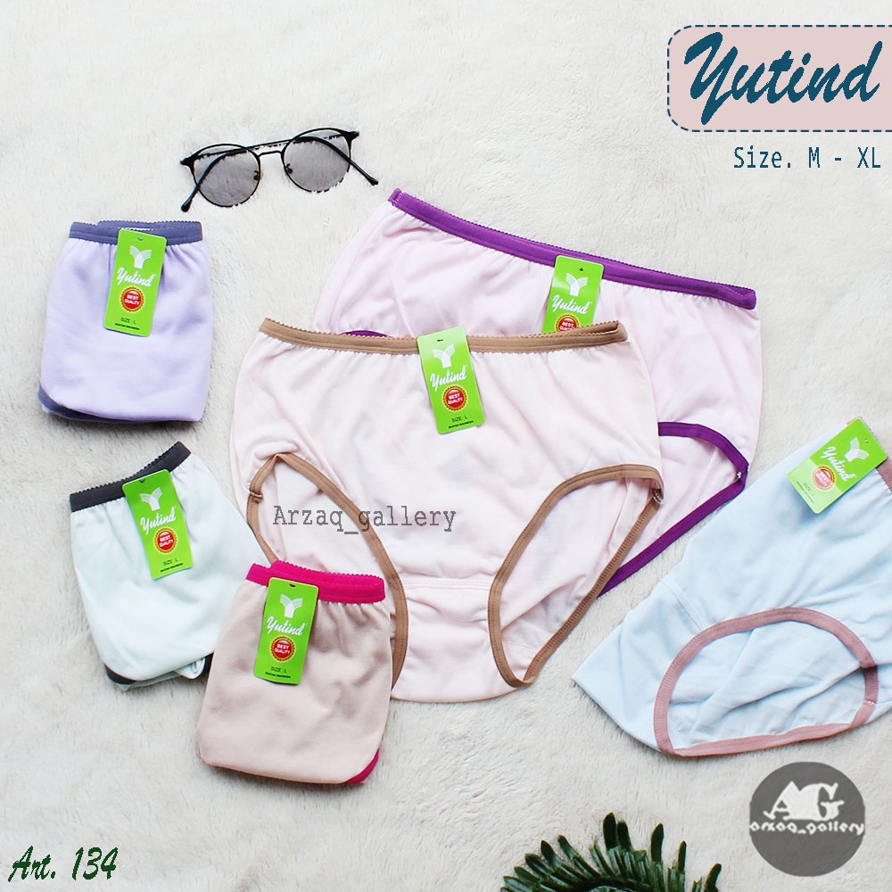 [ Grosir 6 - pcs ] CD YUTIND 136 /134  | Celana Dalam Yutind | Cd Wanita ? Pakaian Dalam Wanita | Cd