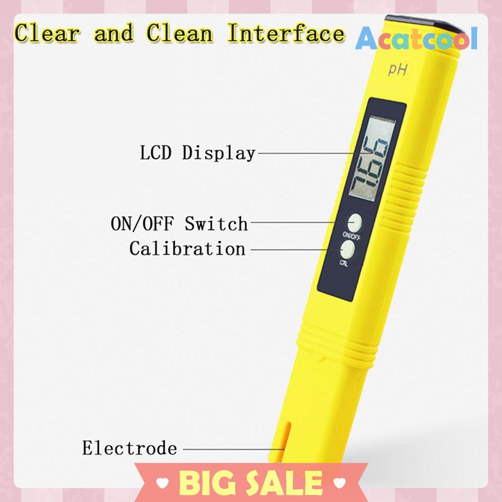 New PH Meter TDS EC LCD Water Purity PPM Filter Hydroponic Pool Tester