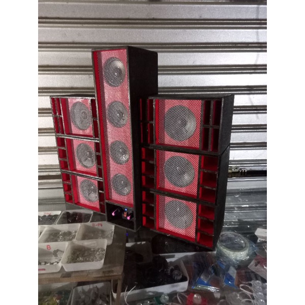 salon mini dan power mini.satu set 3inch