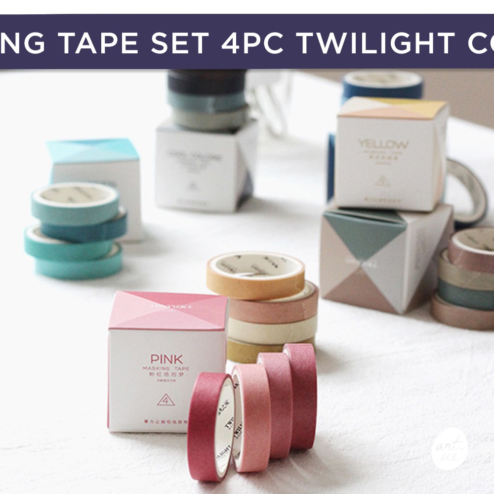 

Masking Tape Set 4pc Twilight Colors