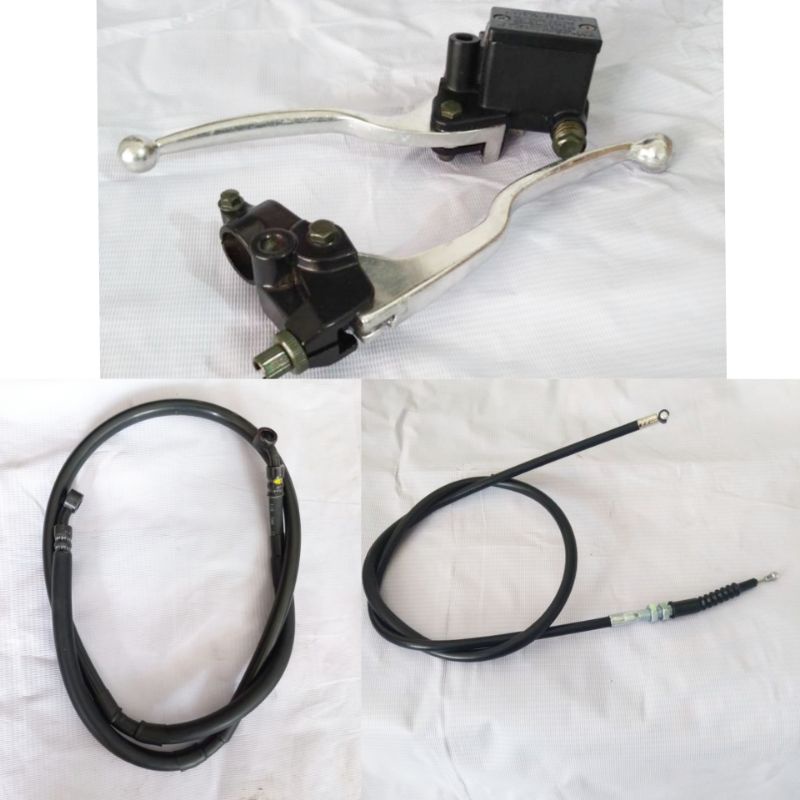 handle Kanan kiri set KLX D-Tracker 150cc master rem dudukan kopling handle
