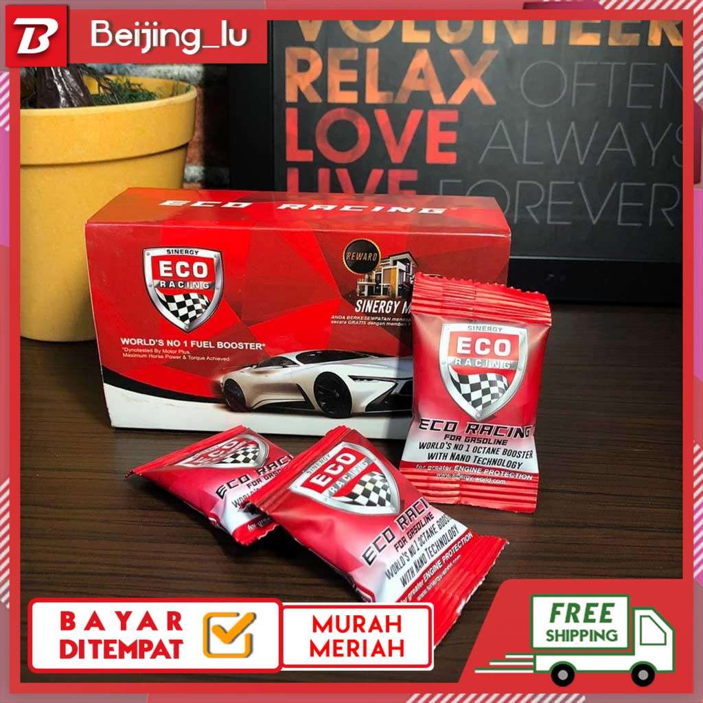 ORIGINAL Eco Racing isi 10 sachet Tablet - Penghemat Bensin mobil 50%
