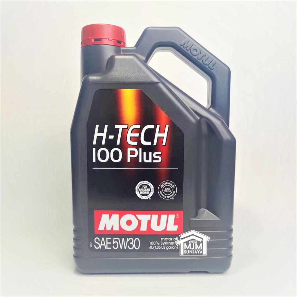 Oli Mesin Motul Hi H Tech 100 Plus SAE 5W30 API SN 4 Liter MOBIL MOTOR 4L Original 5W-30 Galon 4LITER