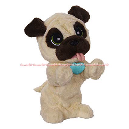 Furreal Friends Jj My Jumpin Pug Hasbro Boneka Doggy bisa melompat dan menyalak termasuk baterei