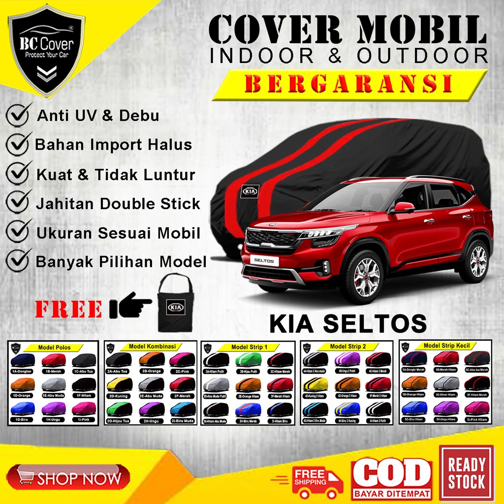 Body Cover Mobil Kia Seltos, Sarung Mobil Kia Seltos, Mantel Jas Selimut Pelindung Penutup Outdoor