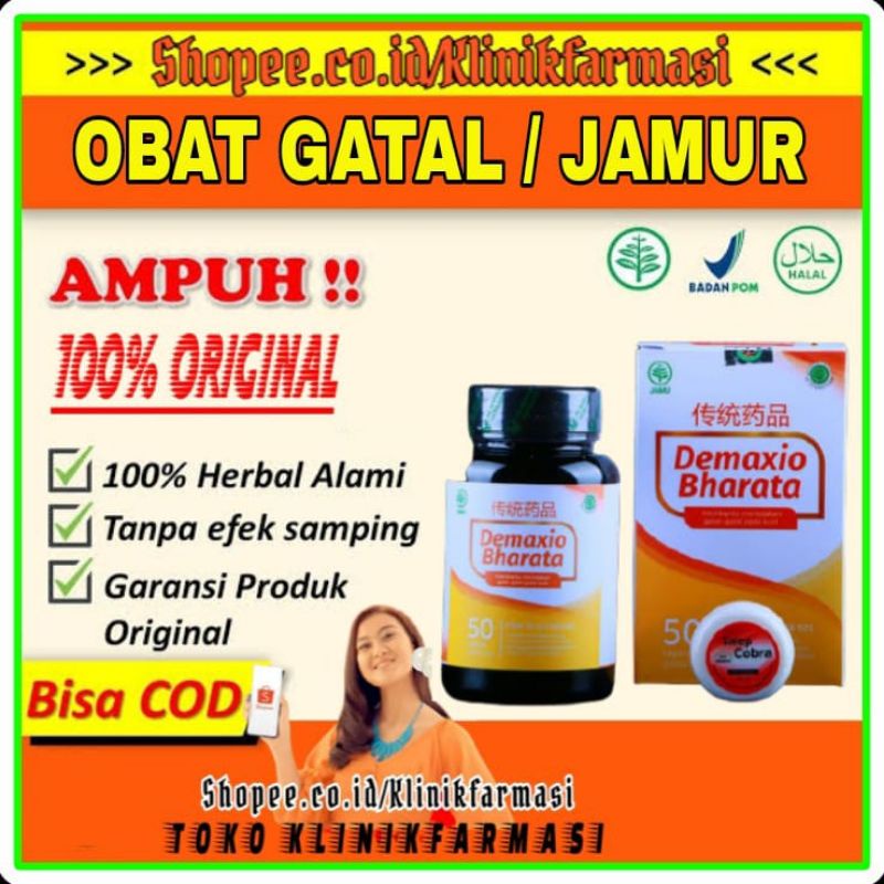 Demaxio Bharata 100% Original - Demaxio Bharata Obat Gatal Eksim Skabies Herpes Paling Ampuh Garansi