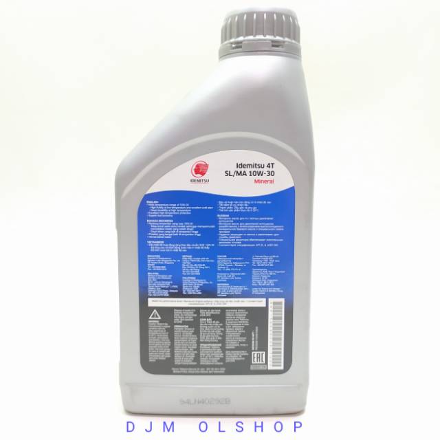 IDEMITSU Oil 4T SL/MA 10W-30 Mineral 1L