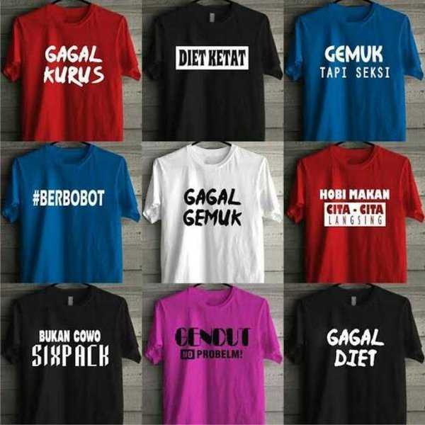 SABLON KAOS BAJU SATUAN MURAH CUSTOM DISTRO PRIA WANITA Tulisan Arab ( SABLON DTF )