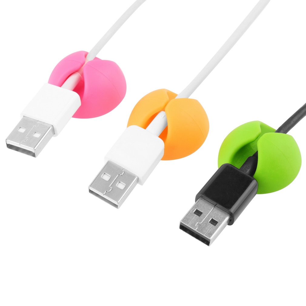 5pcs Klip Holder Organizer Kabel Dengan Perekat
